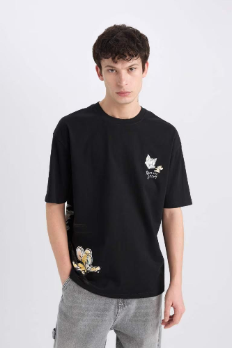 Resim Defacto Erkek  T-shirt C1527AXBK81