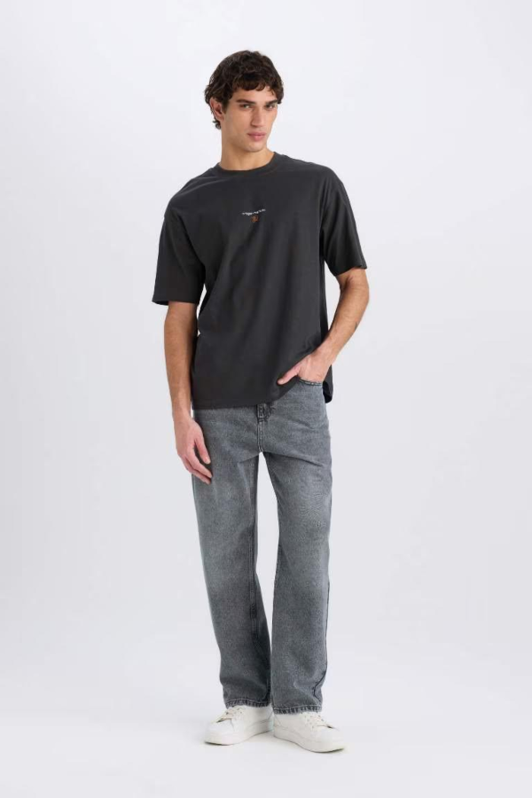 Resim Defacto Erkek  T-shirt E0908AXAR221