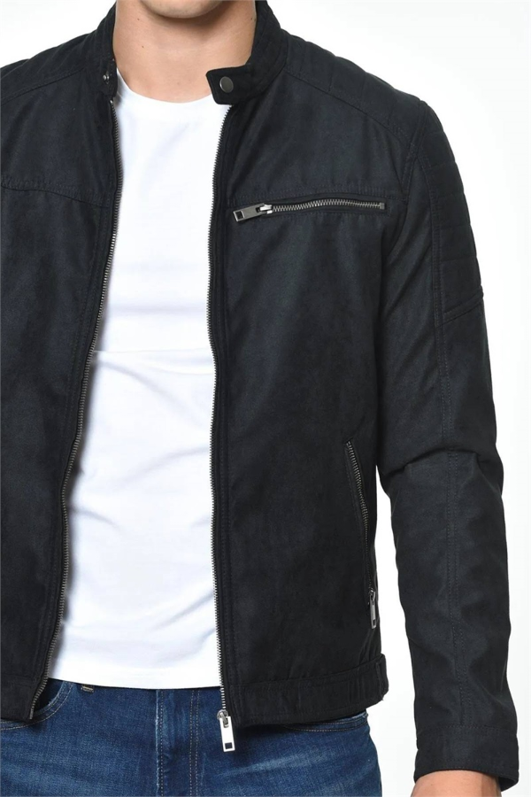 Resim Jack & Jones Erkek Deri Mont ve Ceket