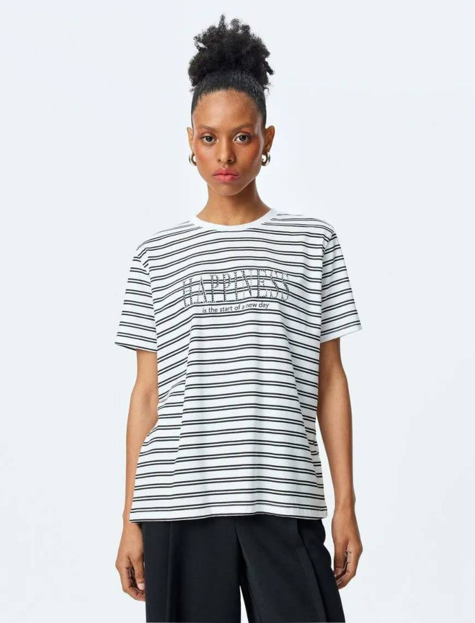 Resim Koton Kadın T-shirt 5SAK50184EK