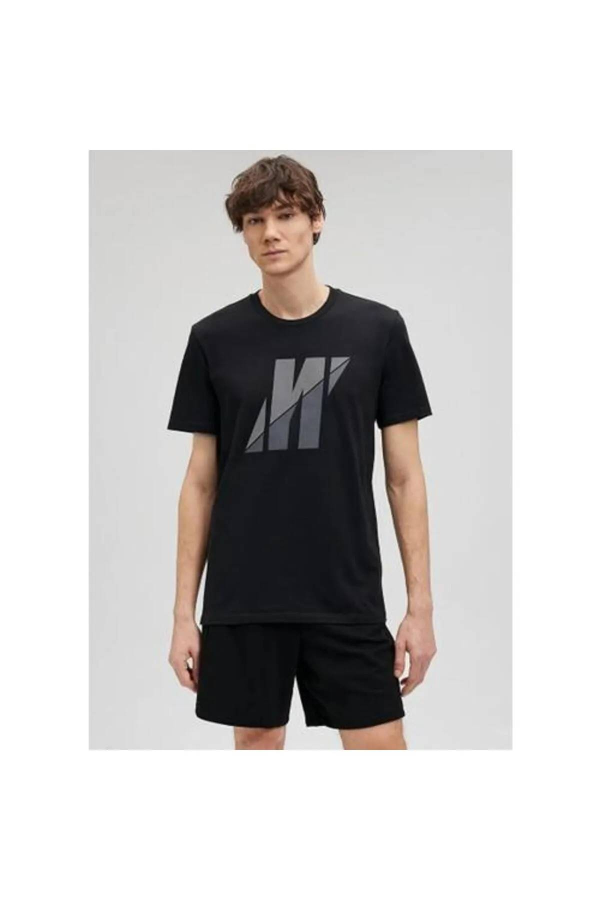 Resim Mavi Regular Erkek  T-shirt M0612174-900