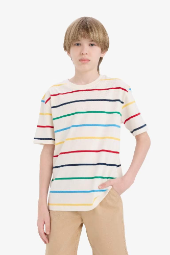 Resim Defacto Erkek Çocuk Kısa Kol T-shirt D7866A8/ER105