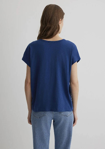 Resim Mavi Regular Kadın  T-shirt M1612380-30808