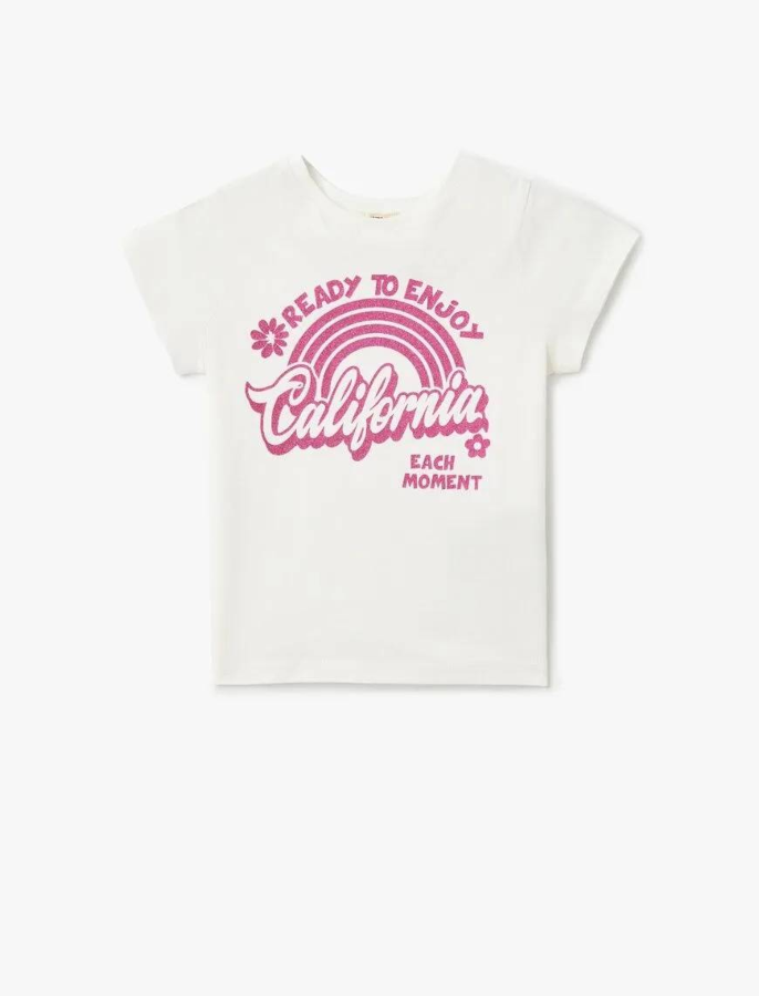 Resim Koton Kız Çocuk T-shirt 5SKG10074AK