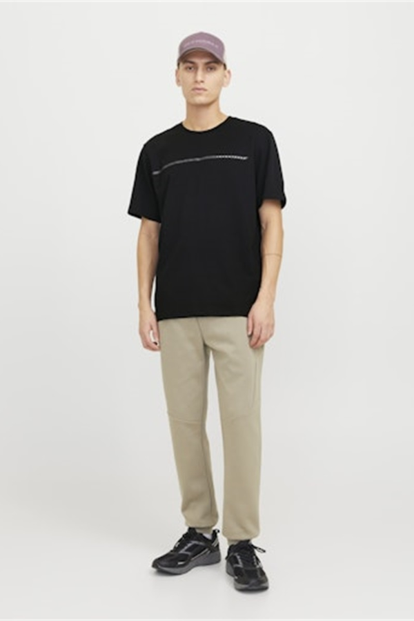 Resim Jack & Jones Jcofusıon Full Brandıng Tee Ss Crew Noos Erkek T-shirt 12273120