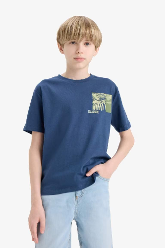 Resim Defacto Erkek Çocuk Kısa Kol T-shirt E4167A8/IN120