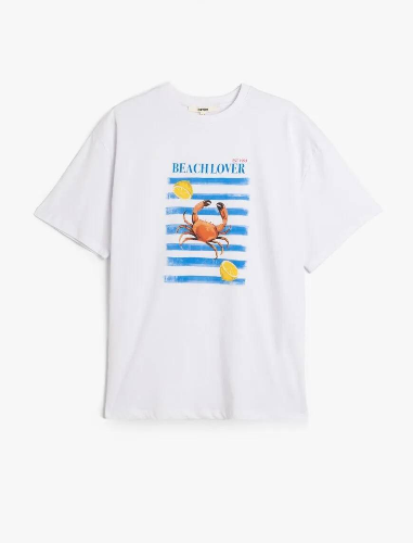 Resim Koton Kadın T-shirt 5SAK50129EK