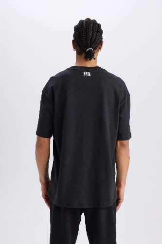 Resim Defacto Erkek  T-shirt D6714AX/BK82