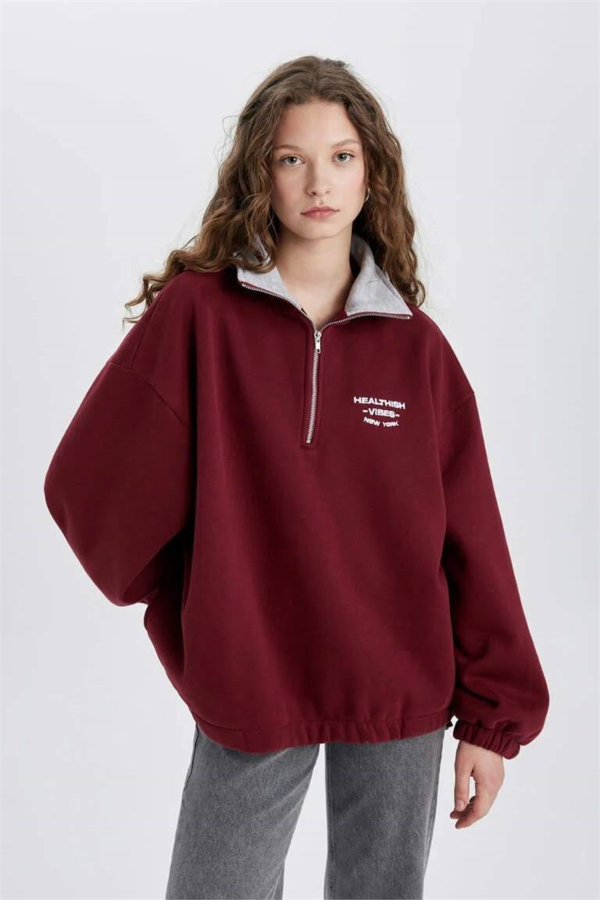 Resim Defacto Kadın Sweat C5665AX/BR492