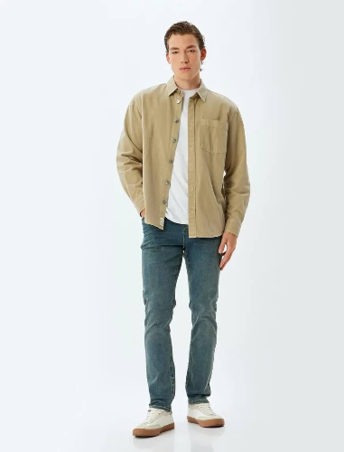 Resim Koton Erkek Jean Pantolon 5WAM40078ID