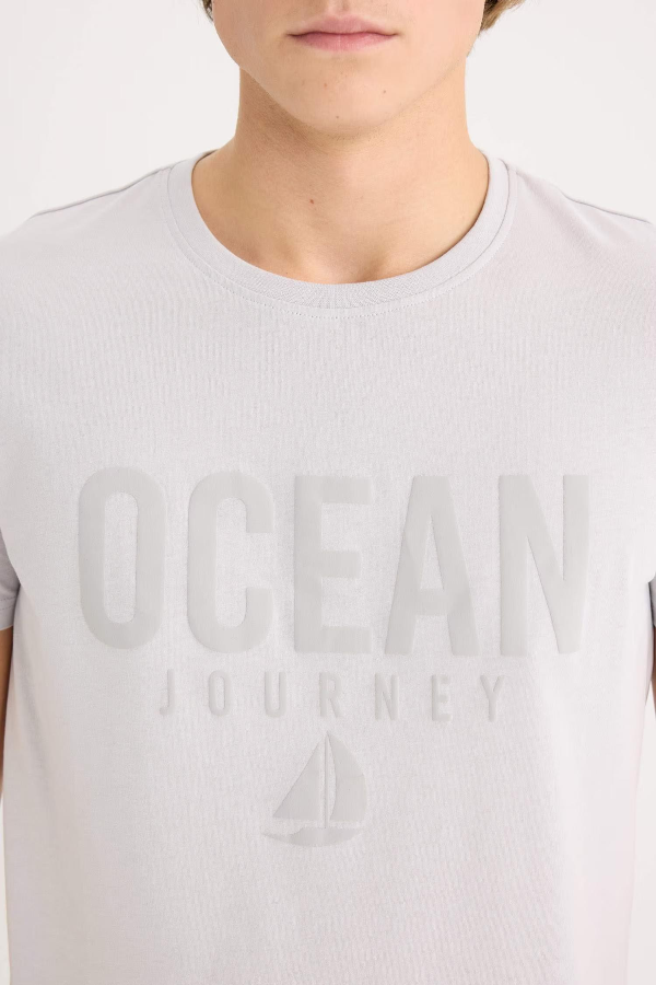 Resim Defacto Erkek  T-shirt D9354AXGR184
