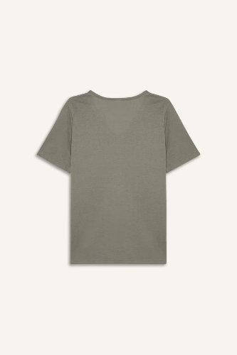 Resim Defacto Kadın Kısa Kol T-shirt K5057AZGN1102
