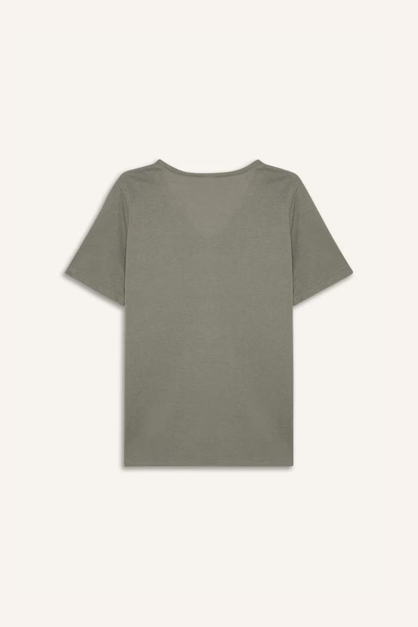 Resim Defacto Kadın Kısa Kol T-shirt K5057AZGN1102