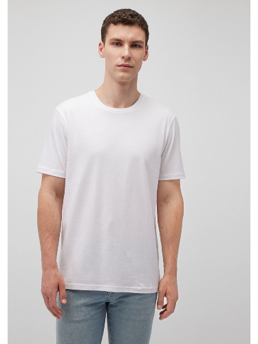 Resim Mavi Kısa Kol Erkek T-Shirt M066483-620