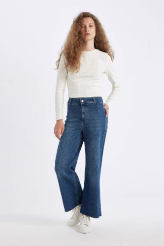 Resim Defacto Kadın Jean Pantolon D4327AXNM34