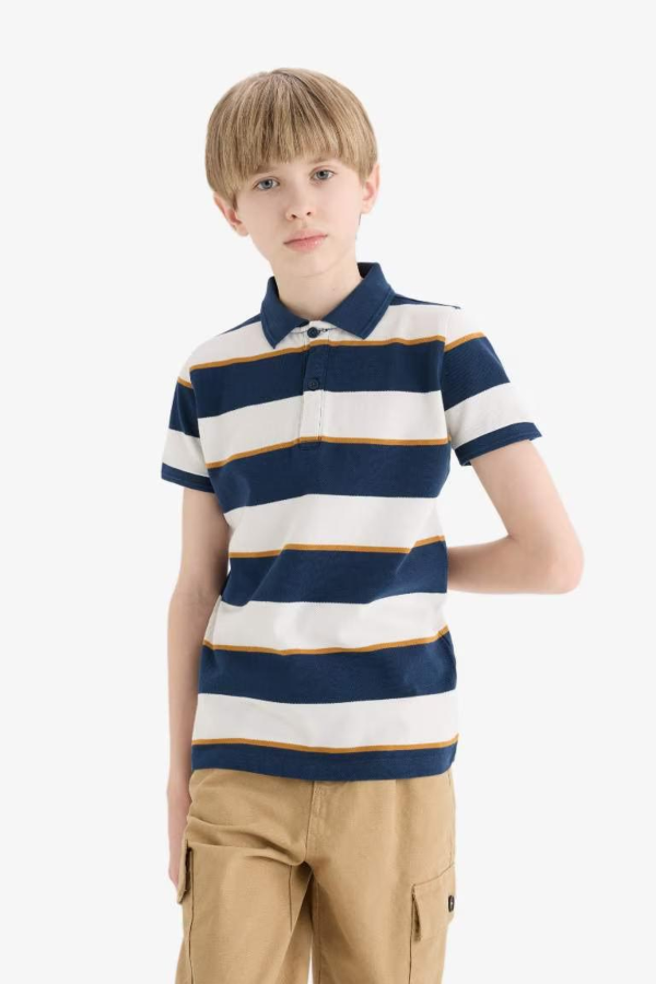 Resim Defacto Erkek Çocuk Kısa Kol T-shirt D7826A8NV147