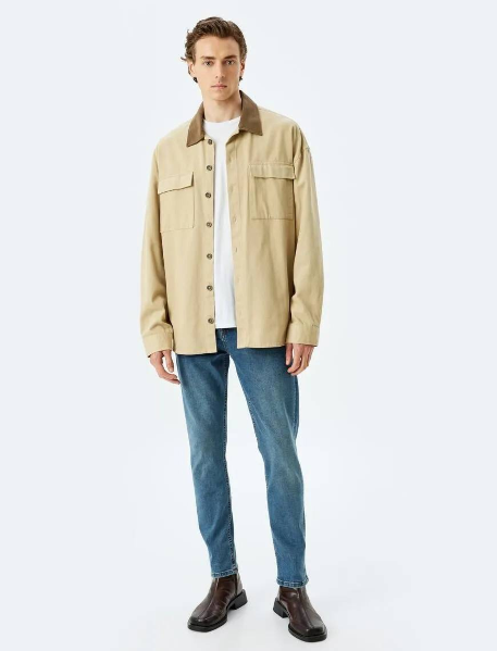 Resim Koton MICHEAL Skinny Erkek Jean  Pantolon 5SAM40040ID