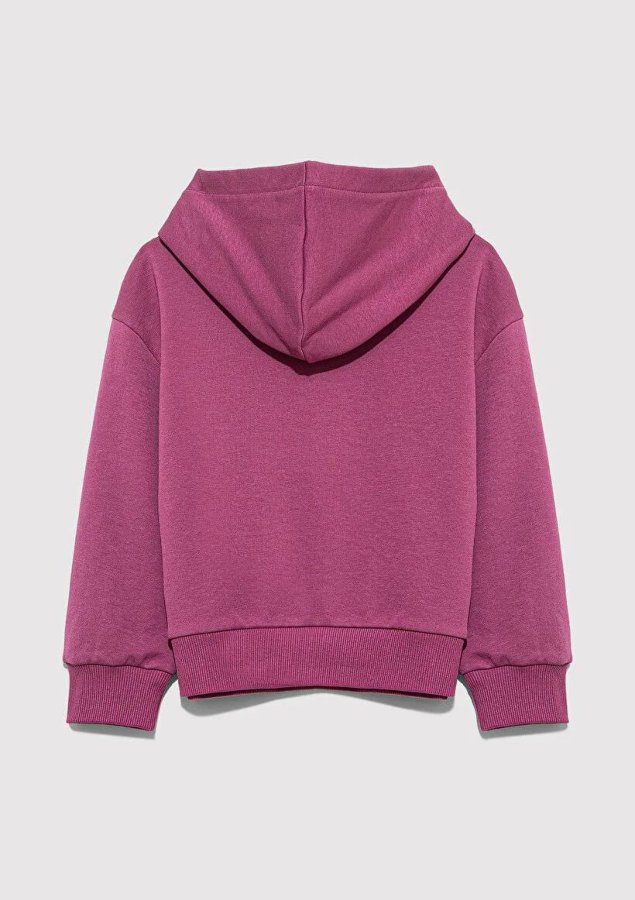 Resim Mavi Logo Baskılı Kız Çocuk Sweat M7S10147-70651