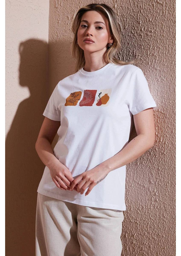 Resim Fashion Friends Kadın T-shirt 25Y0300K1