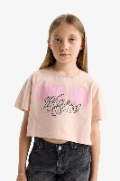 Resim Defacto Kız Çocuk T-shirt E0385A8/PN287