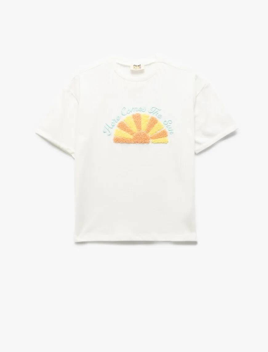 Resim Koton Kız Çocuk Kısa Kol T-shirt 5SKG10075AK