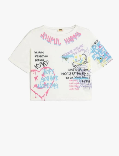 Resim Koton Kız Çocuk T-shirt 5SKG10063AK