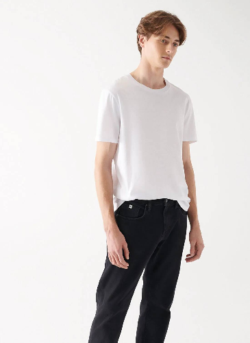 Resim Mavi Basıc Erkek T-Shirt M067082-620