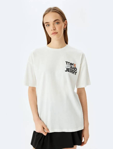 Resim Koton Kadın T-shirt 5SAL10411IK