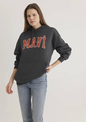 Resim Mavi Logo Kadın Sweat M1600361-80106