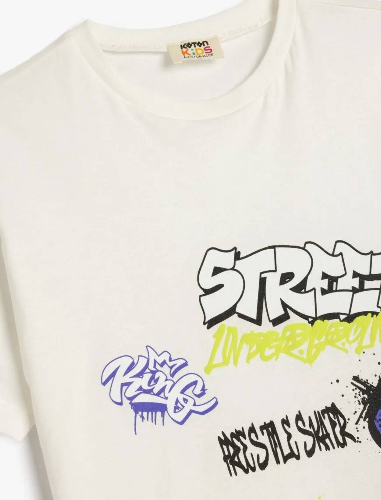 Resim Koton Erkek Çocuk T-shirt 5SKB10056TK