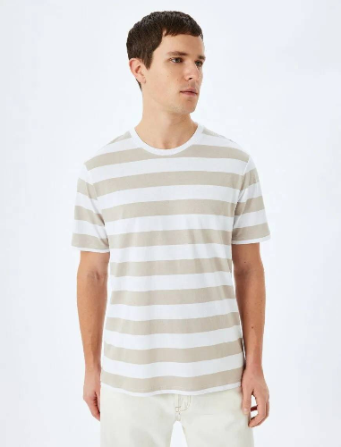 Resim Koton Erkek T-shirt 5SAM10003HK
