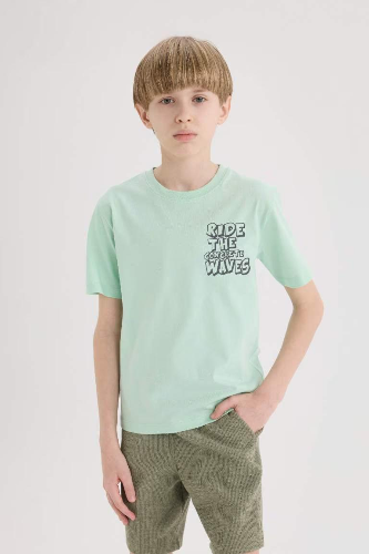 Resim Defacto Erkek Çocuk Kısa Kol T-shirt E0168A8/TR123