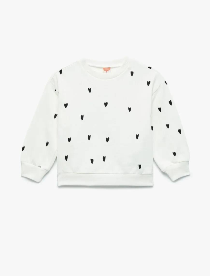 Resim Koton Kız Bebek Sweat 6Wmg10089Ak