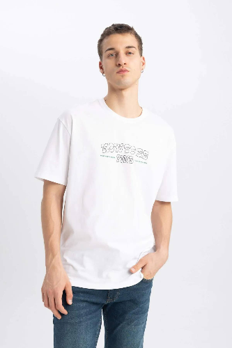 Resim Defacto Erkek  T-shirt D5568AXWT34