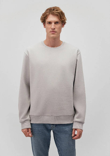 Resim Mavi Bisiklet Yaka Erkek Sweat M0S10276-81582