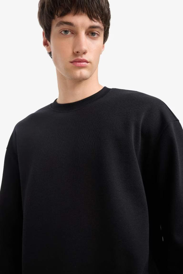 Resim Defacto Erkek  Sweat E1519AX/BK81