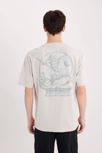 Resim Defacto Erkek  T-shirt D9342AXGR503