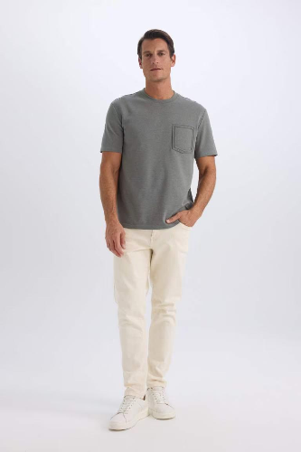 Resim Defacto Erkek  T-shirt D7228AXKH496