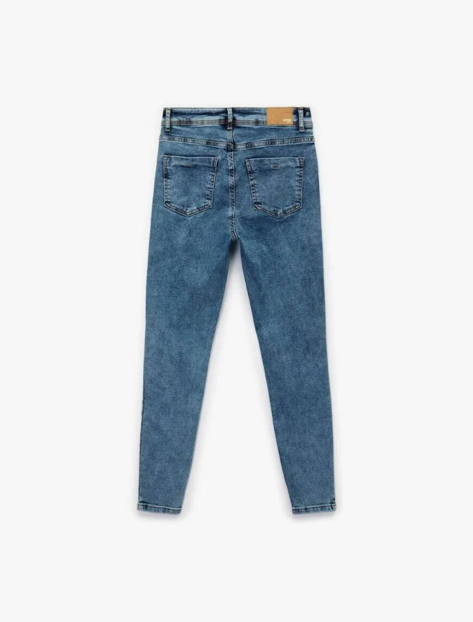 Resim Koton Kadın Jean Pantolon 6Wal40026Md