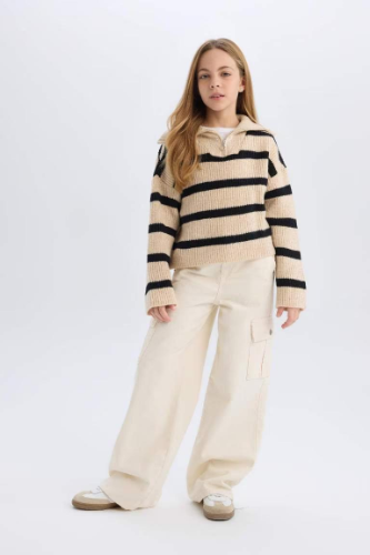 Resim Defacto Kız Çocuk  Jean Pantolon D7097A8/ER233