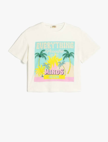 Resim Koton Kız Çocuk T-shirt 5SKG10141AK
