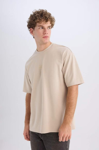 Resim Defacto Erkek  T-shirt D6070AX/BG106