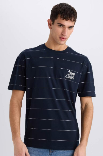 Resim Defacto Erkek  T-shirt E0592AXNV253