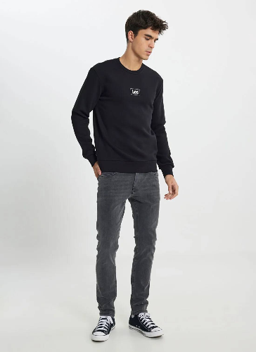 Resim Lee Mid Logo Erkek Sweat L212299Xvd