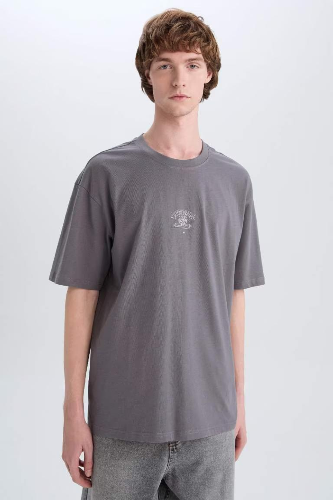 Resim Defacto Erkek T-shirt E4541AX/GR357