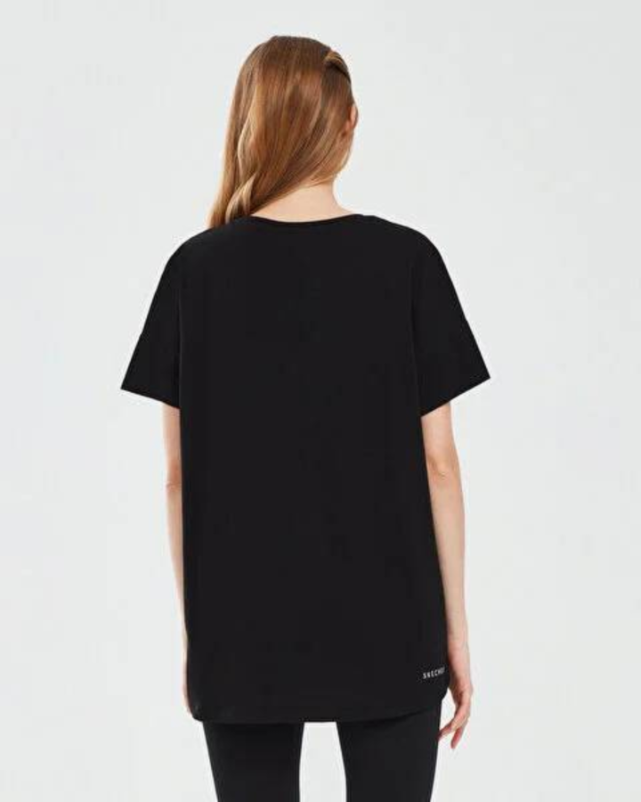 Resim Skechers W Crew Neck Graphic Tee Kadın  T-shirt S221482-001