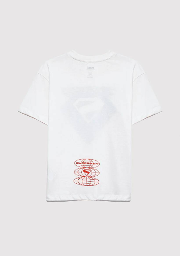Resim Mavi Superman Baskılı Erkek Çocuk T-Shirt M6610381-70057