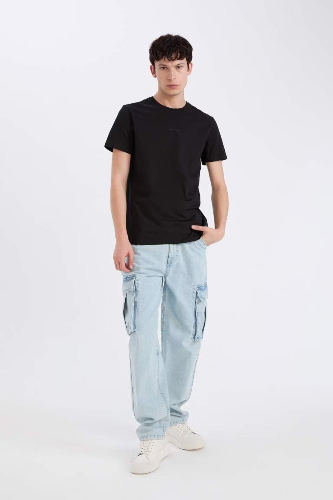 Resim Defacto Erkek  T-shirt D5566AXBK81
