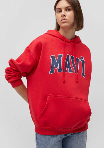 Resim Mavi Kadın Sweat
