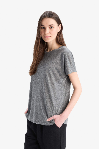 Resim Defacto Kadın Kısa Kol T-shirt E9333AX/AR53